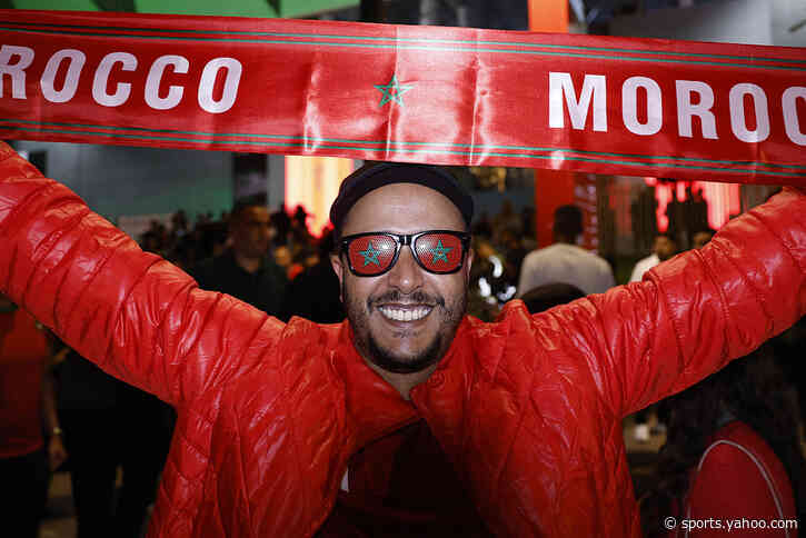 🥳 Morocco fans take over the Macroplaza and spark wild scenes