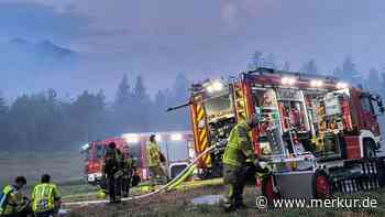 Waldbrand an A8: Autobahn am Morgen komplett gesperrt – Warnung an Bevölkerung
