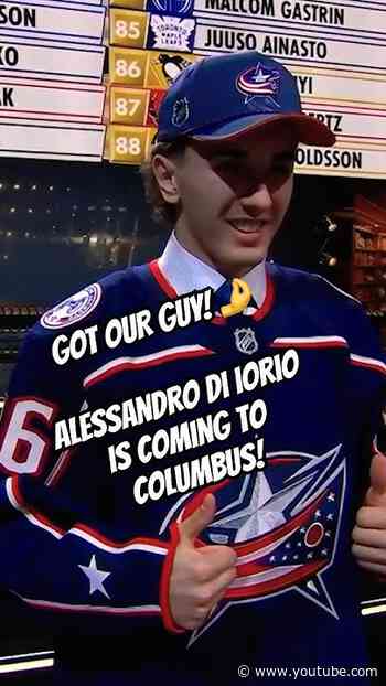 GOT OUR GUY 🤌 Welcome to the 614, Alessandro Di Iorio 👏