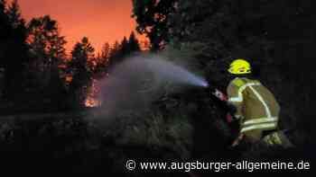 Waldbrand am Chiemsee - A8 wegen des Rauchs komplett gesperrt