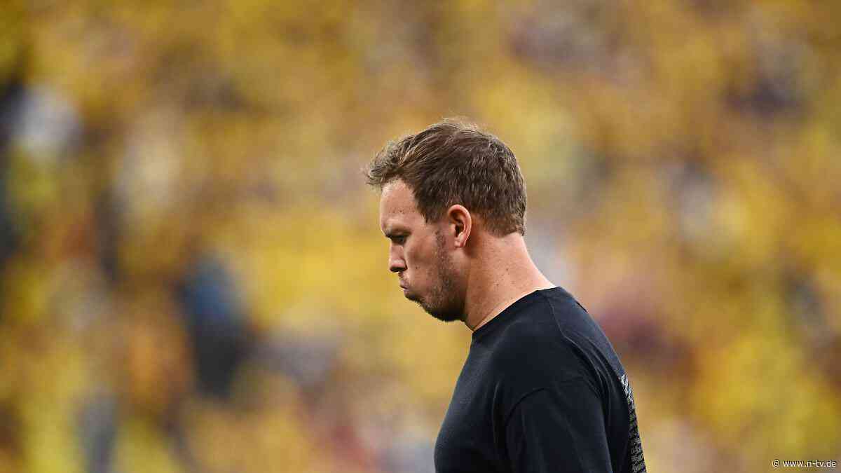 Heftige Kritik, drohendes Fiasko: Nagelsmann: "Wenn du verlierst, ist alles shit"