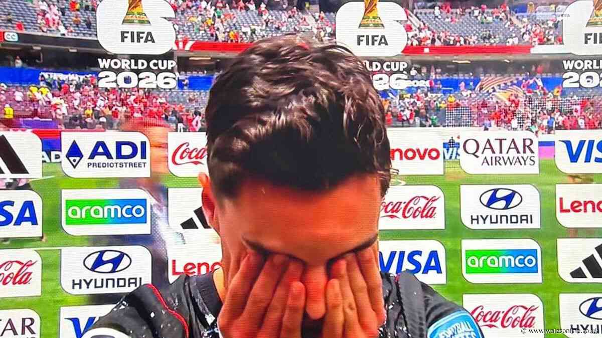 World Cup star fights back tears in emotional interview after losing his parents