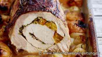 Saftiger Rollbraten mit Aprikosenfüllung