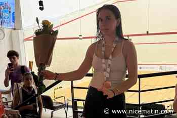 Elle est déjà championne d’Europe et de France : à 18 ans, cette Antiboise est un espoir du squash français