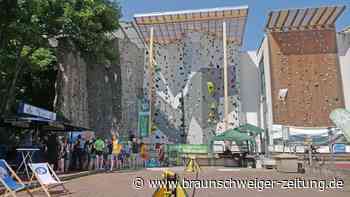 DAV Braunschweig eröffnet neue zwölf Meter hohe Kletterwand