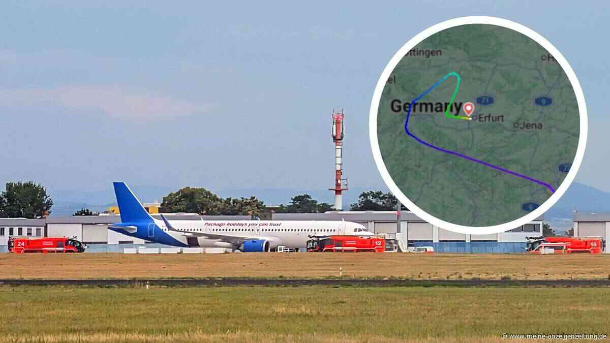 Plötzlich Rauch mit 232 Menschen an Bord: Urlaubsflieger muss in Erfurt notlanden