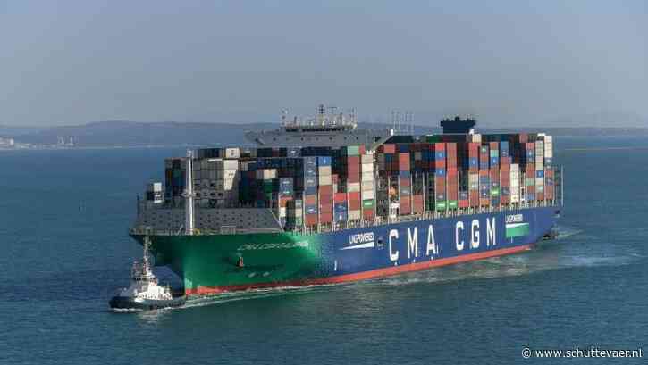 CMA CGM: containerschip Galapagos door Straat van Hormuz