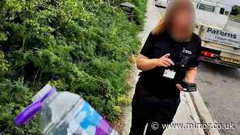 Officer questions man about his prostate after catching him weeing in layby