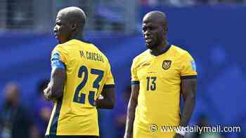 Ecuador's captain GIVES UP the armband mid-World Cup to hand it to Chelsea star Moises Caicedo in emotional ceremony