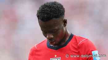 New fears for Bukayo Saka at the World Cup: Gary Neville says England star is 'not right at all' as Ian Wright suggests he's been 'rushed back'