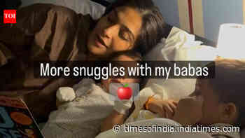 Sonam Kapoor gives fans a glimpse of baby Rudralokh - PICS