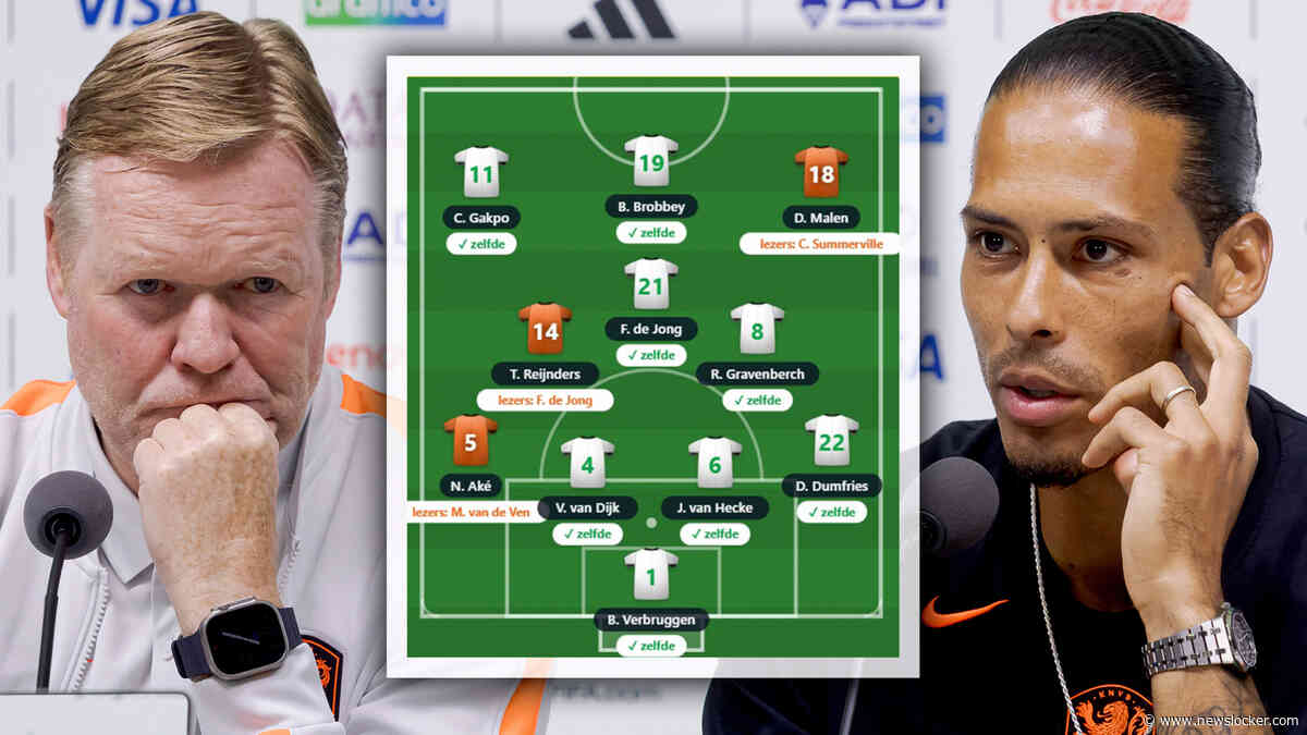 WK-kraker tegen Marokko nadert: kruip in de huid van Koeman en kies een spits en rechtsbuiten
