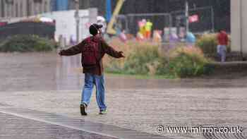 Met Office reveals 21 areas expecting heavy rains on Tuesday - full list
