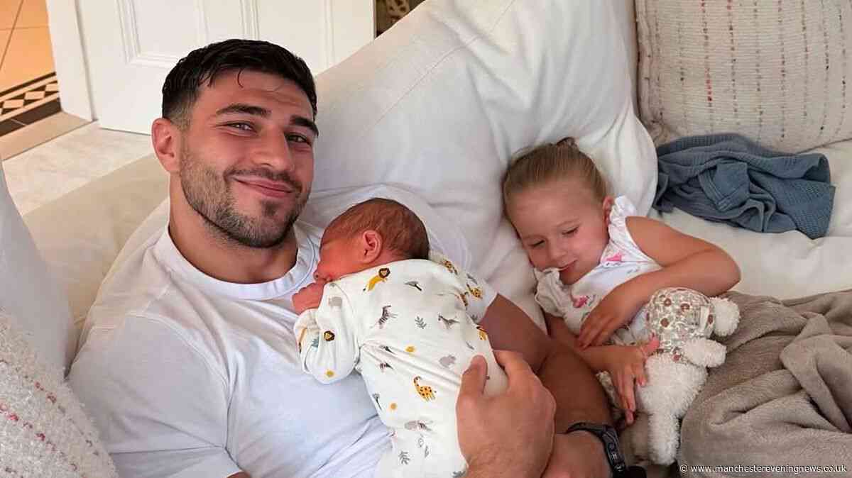 Tommy Fury jokes he 'can't take it anymore' in relatable glimpse into parenthood
