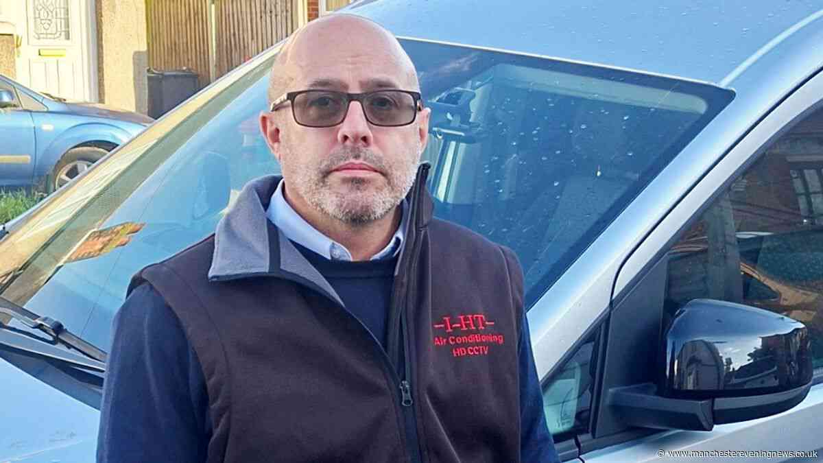 Furious van driver says he was 'ridiculed' after he's fined £200 on A-road by council worker