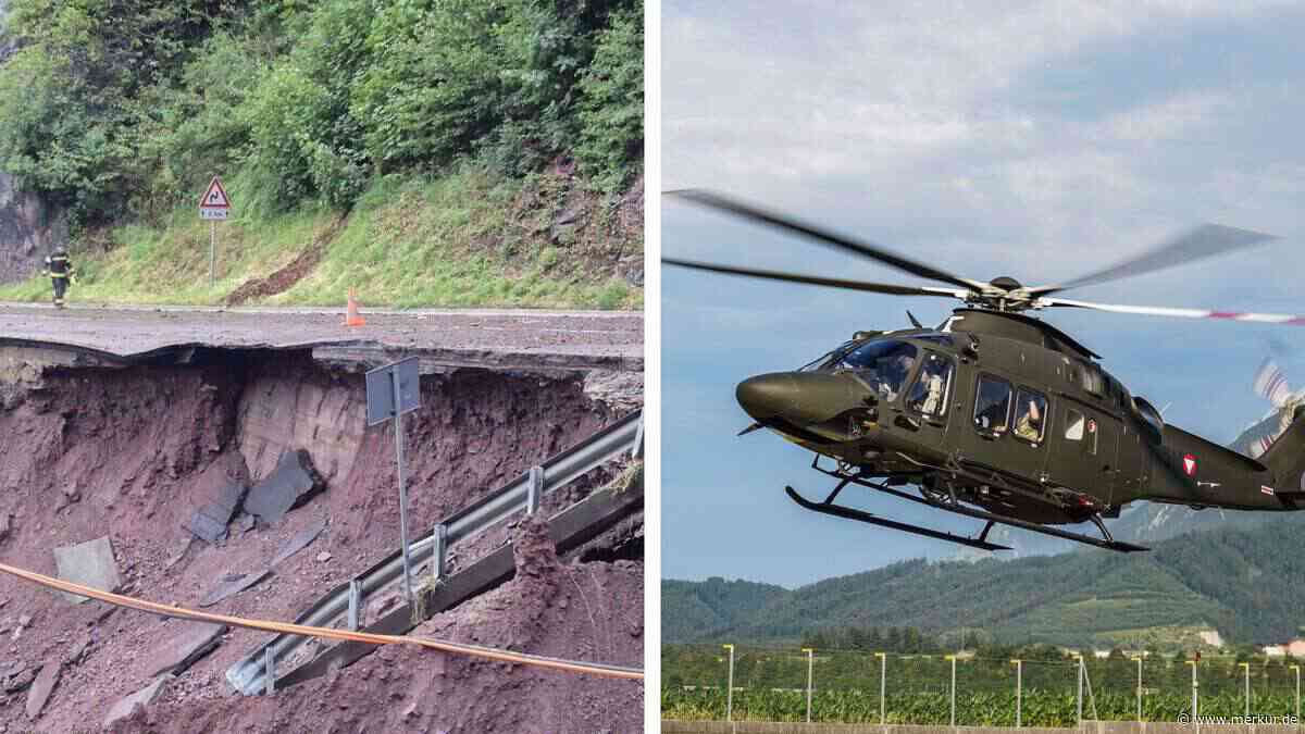 Schlammlawine begräbt Wohnhäuser in Südtirol – Bundesheer evakuiert 200 Wanderer aus Österreich-Tal