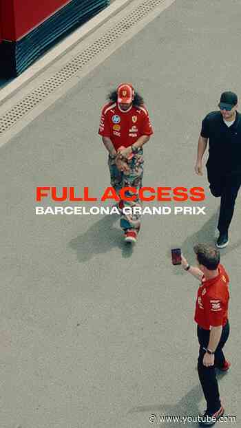 Barcelona GP behind the scenes 🎥🇪🇸🏆Watch the Full Access now. #F1shorts #F1