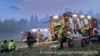 Waldbrand am Chiemsee – A8 wieder freigegeben