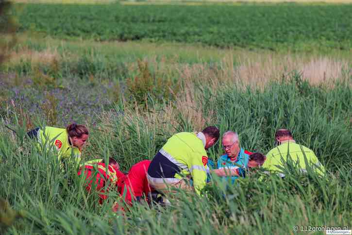 Ernstig ongeval met motorrijder bij Stedum