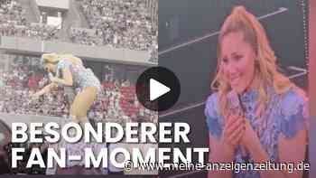 Im Video: Helene Fischer unterbricht ihr Konzert für einen einzigartigen Fan
