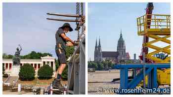 Nach Rechtsstreit: Oktoberfest-Aufbau startet auf Münchner Theresienwiese