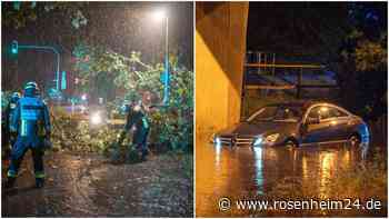Schwere Gewitter fegen über Bayern: Blitze, Starkregen und ein gefährlicher Zwischenfall
