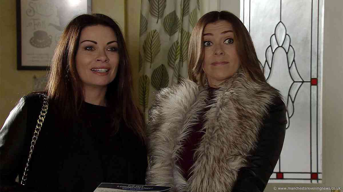 Coronation Street's Carla Connor star delights fans with Kym Marsh reunion for major milestone