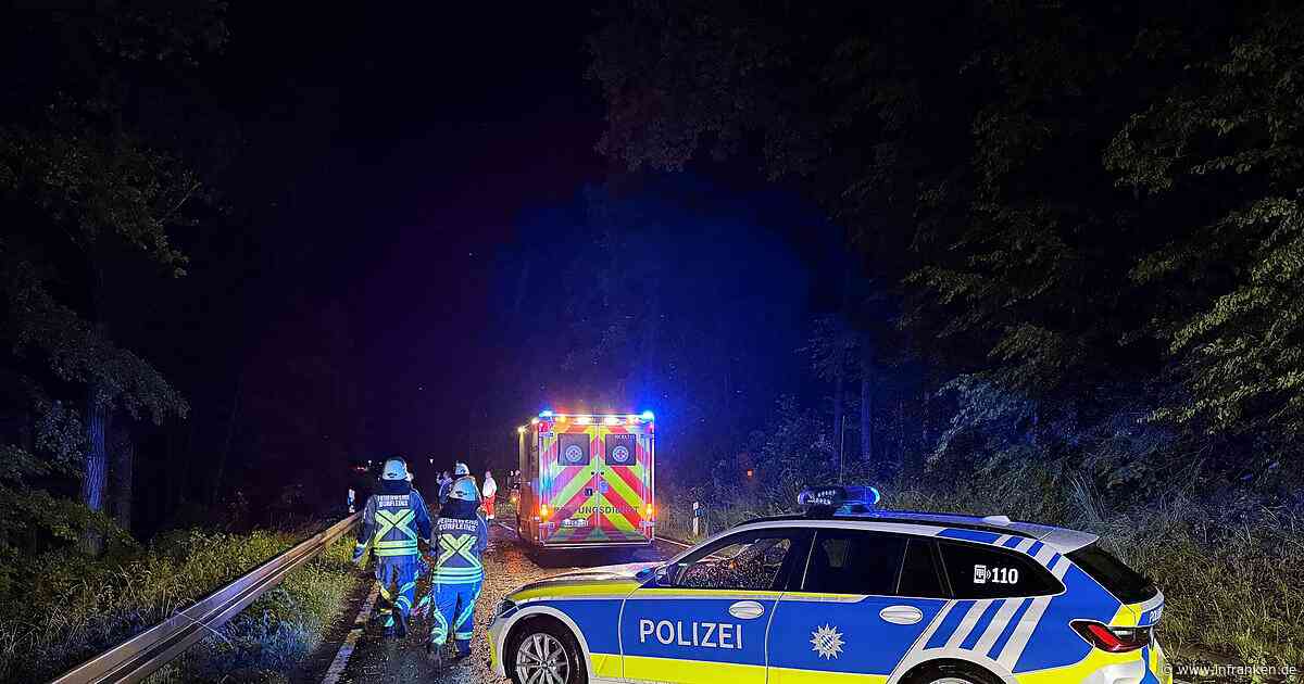 Sturmschäden bei Dörfleins: Feuerwehr muss mit Drehleiter ausrücken