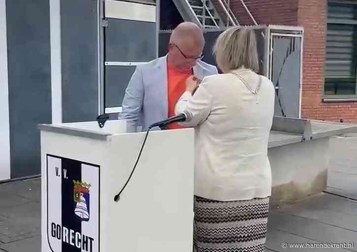 Jurgen Hazewinkel, drijvende kracht achter vv Gorecht, koninklijk onderscheiden