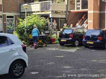 Gewonde man aangetroffen op straat