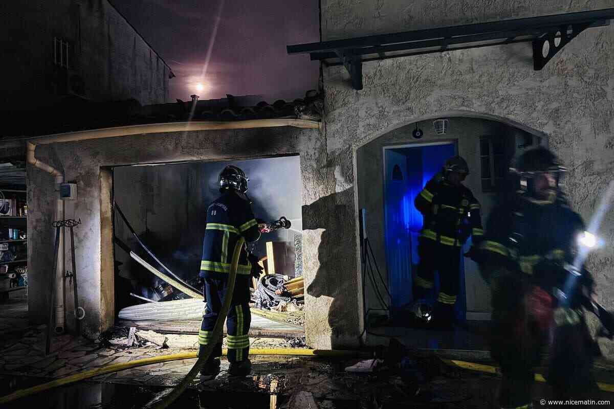 Un incendie se déclare dans une maison près de Grasse, une vingtaine de sapeurs-pompiers mobilisée