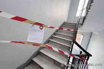 Un morceau d’escalier s’effondre dans le centre-ville de Nice, deux étages d’un immeuble évacués