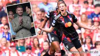 DFB-Star Jule Brand plaudert bei der WM plötzlich mit Ikone Beckham