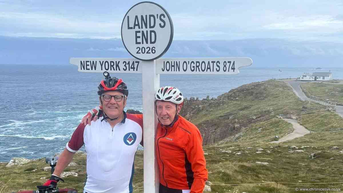 Meet the 83-year-old North East cyclist aiming to break a world record