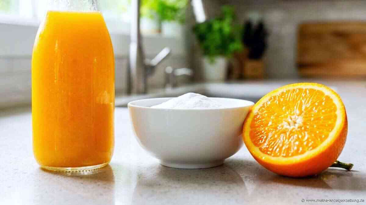 So hilfreich sind Orangensaft und Natron im Haushalt