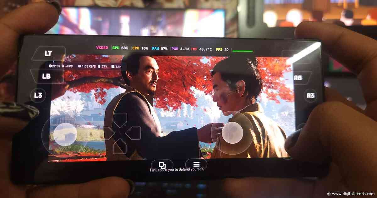 I just played Ghost of Tsushima on a phone. I never thought I’d see this day and I’m not regretting this misadventure