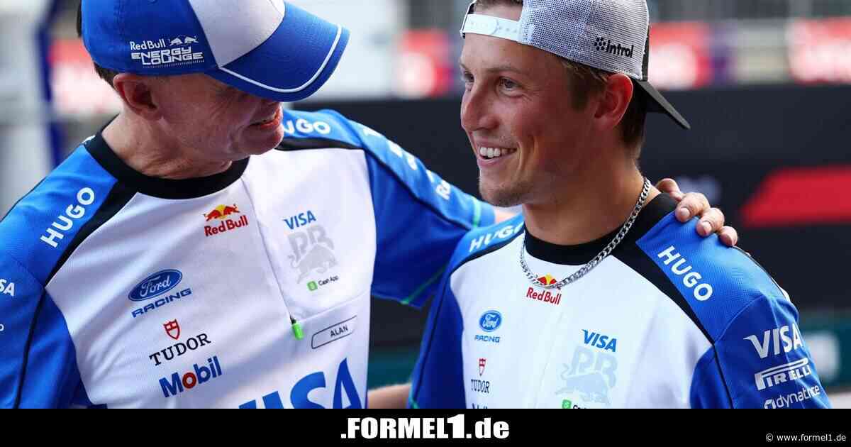 Fahrernoten Spielberg: Liam Lawson auf dem Podium