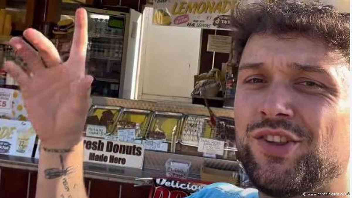 TikTok legend goes mad for £7 'best ever' lemonade on last day of The Hoppings in Newcastle