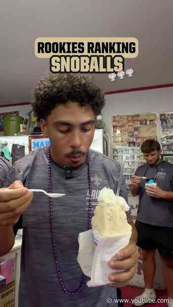 Saints rookies rank snoballs 🍧#saints #nfl #shorts