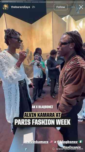 Alvin Kamara showcases style at Paris Fashion Week #saints #nfl #parisfashionweek