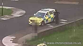 Police recover toy gun after armed officers called to reports of man with weapon in Newcastle