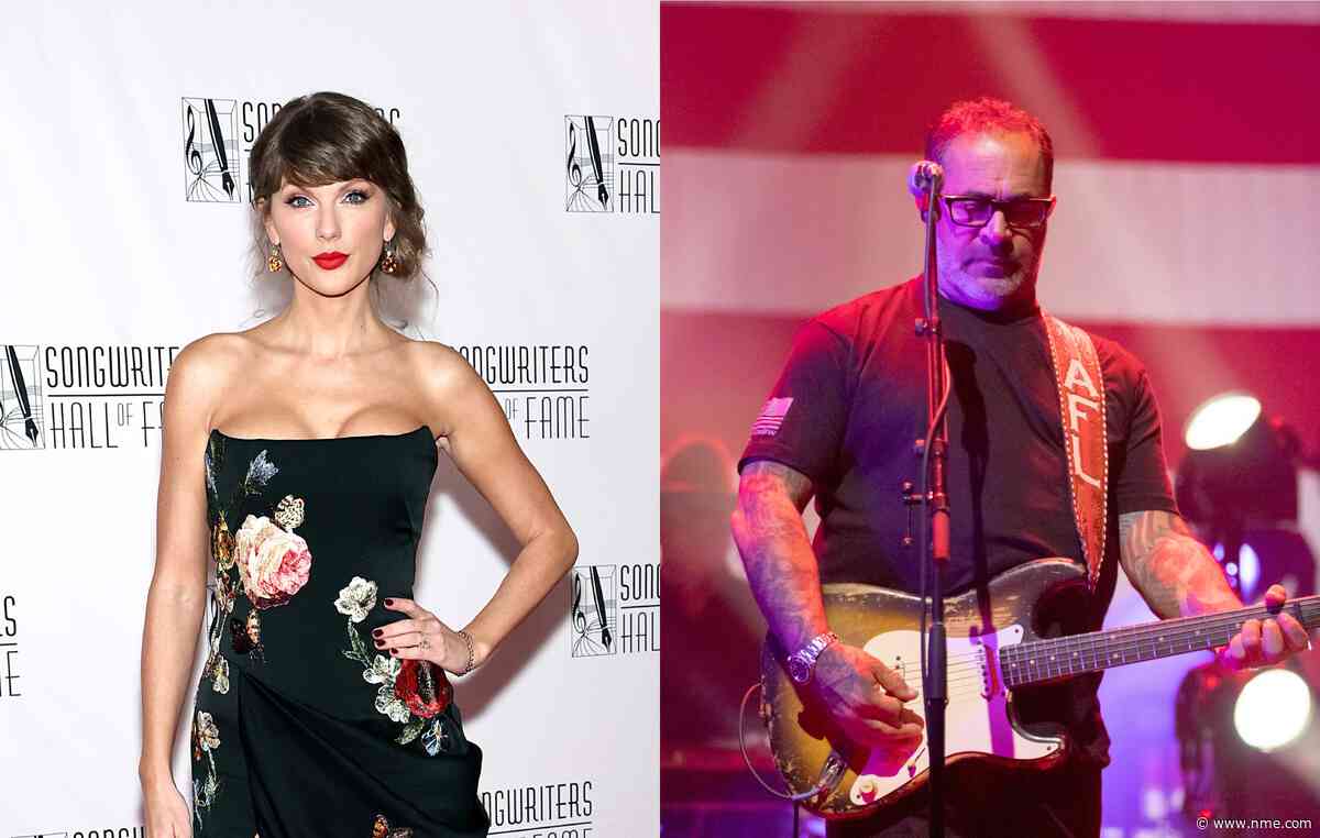 Staind frontman Aaron Lewis responds to his soon-to-be-released MAGA album cover already being used as shredded packaging for Taylor Swift merch