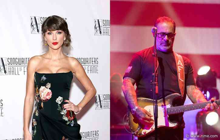 Staind frontman Aaron Lewis responds to his soon-to-be-released MAGA album cover already being used as shredded packaging for Taylor Swift merch