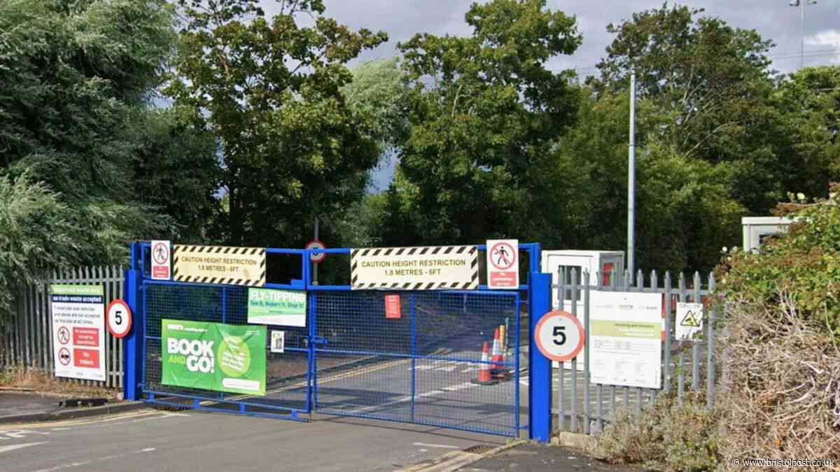 South Gloucestershire recycling centre shut after fire