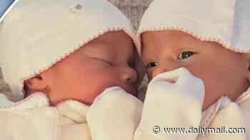 Diversity star Warren Russell's wife Jade gives birth to twins: Dancer shares sweet hospital snaps and reveals baby girls' unusual names