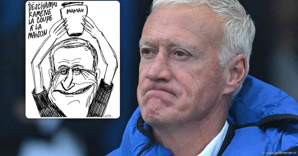 ‘Walgelijk’: cartoon van Charlie Hebdo over bondscoach Didier Deschamps en pas overleden moeder schokt Frankrijk