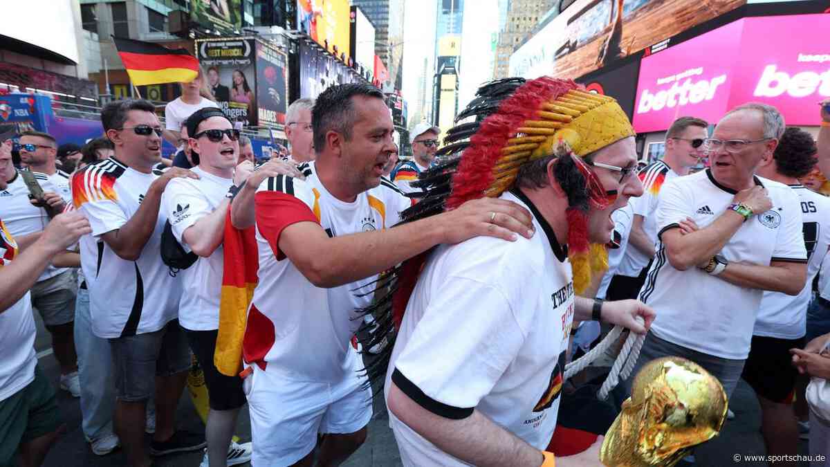 In Boston: Deutsche Fans stimmen sich auf Paraguay-Spiel ein