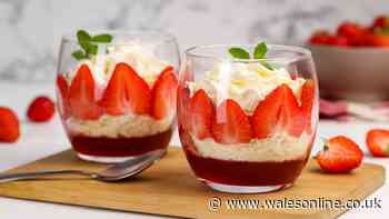 Delicious Wimbledon Pimms trifle recipe is easy to make and only takes 20 minutes to bake