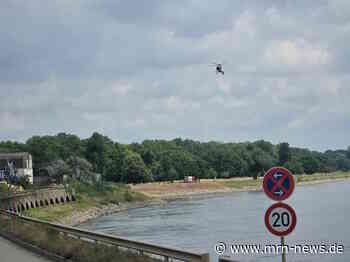 Mannheim / Ludwigshafen – Große Personen Suchaktion auf dem Rhein – Hubschrauber, Boote und zahlreiche Einsatzkräfte im Einsatz