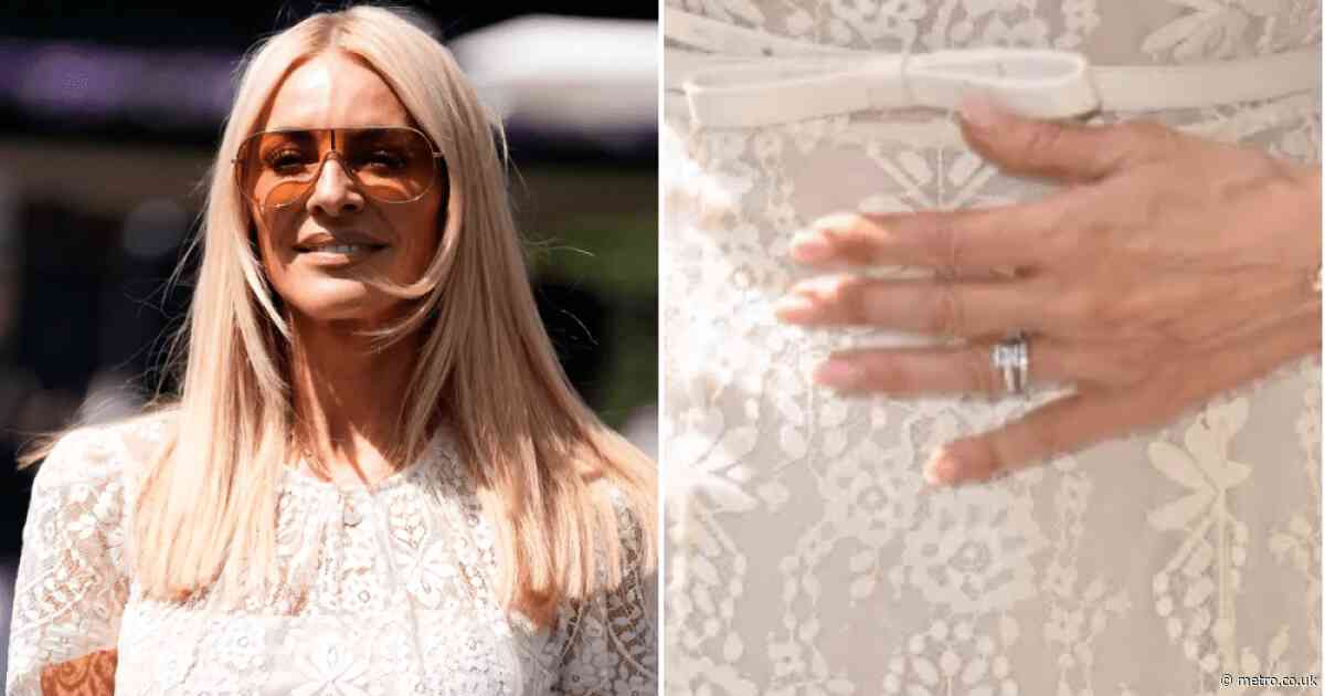 Tess Daly keeps wedding ring on at Wimbledon weeks after Vernon Kay split
